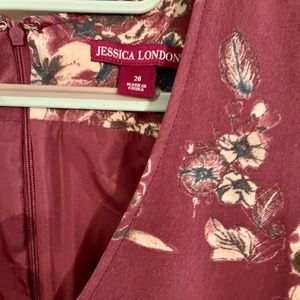 Jessica London, 20W, Figure, Flattering, Eight Panel, A-Line, Fully Lined dress